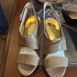 Michael Kors Beige Strappy Heels